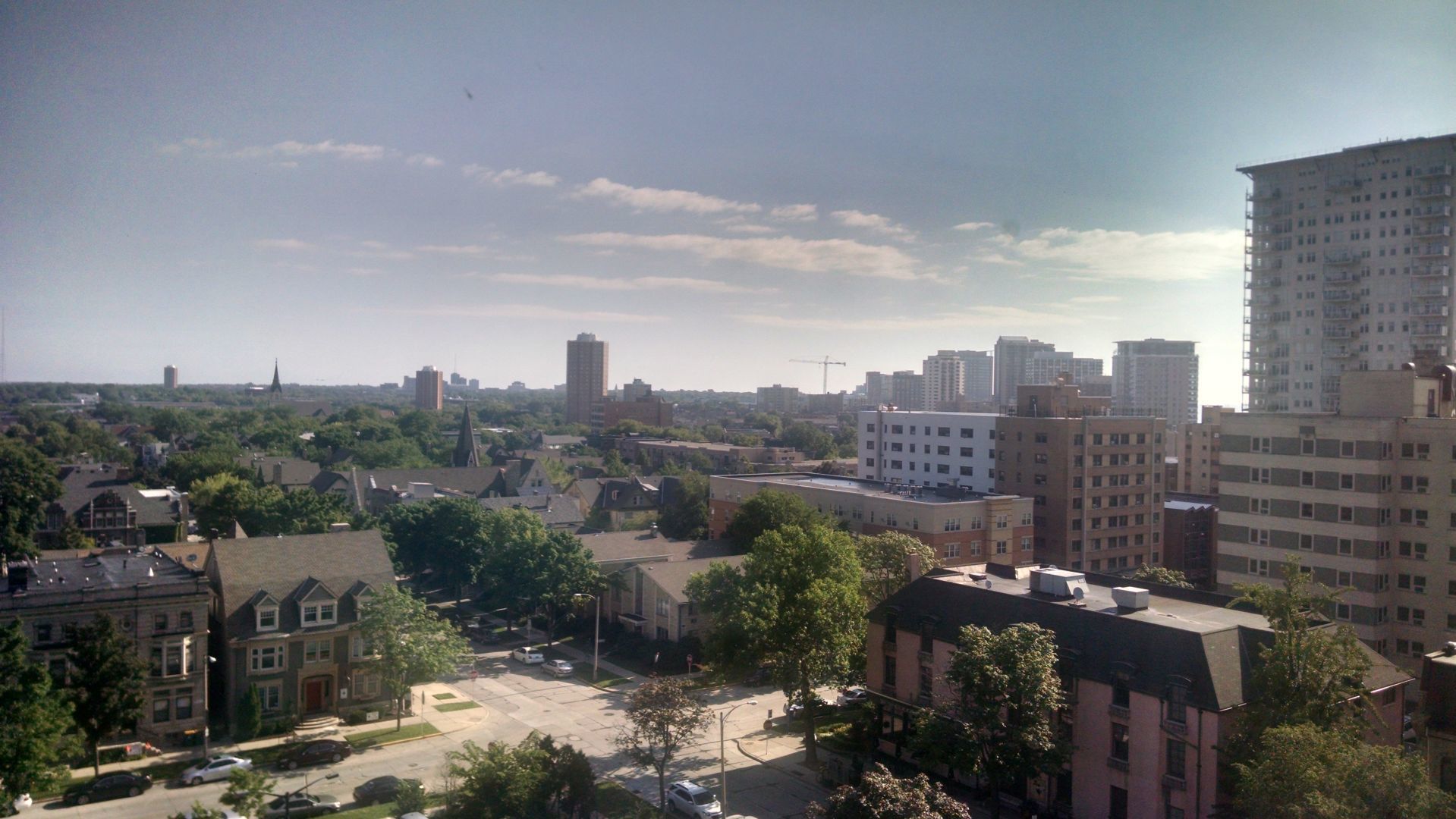 View from the Astor Hotel